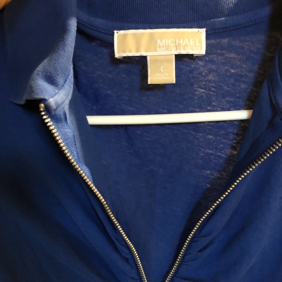 Ladies half zip MK blouse - Picture 2 of 3